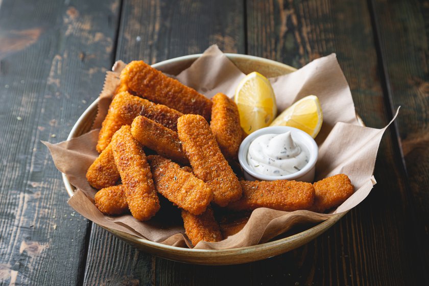 vegane Fischstäbchen aus dem Airfryer