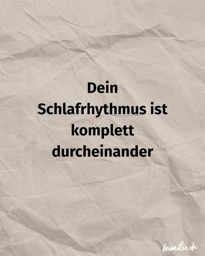 Dein Schlafrhythmus ist komplett durcheinander