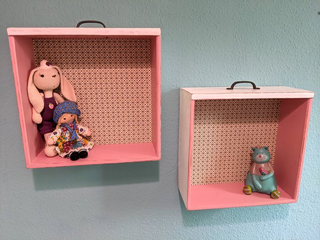 Regal aus Schubladen