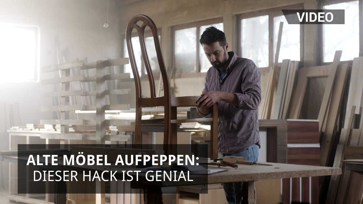 Alte Möbel aufpeppen: Dieser Hack ist genial