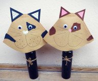 Kaffeefilter-Miezen basteln