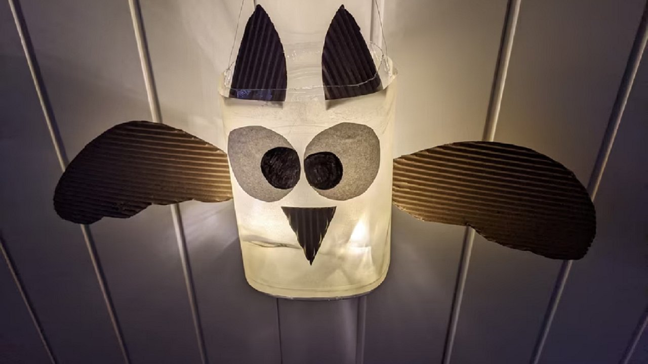 St. Martins Laterne aus Plastikflaschen DIY