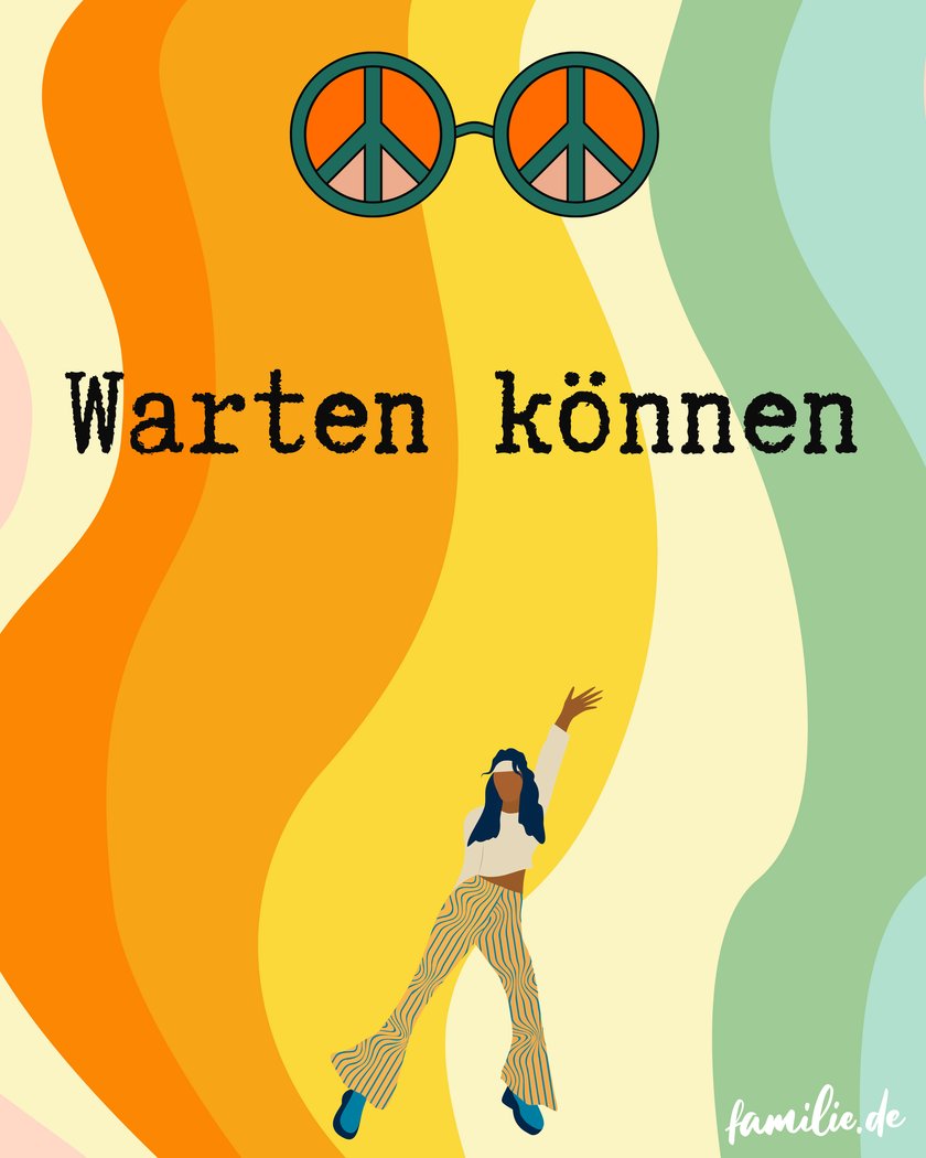 Geduld haben Warten können