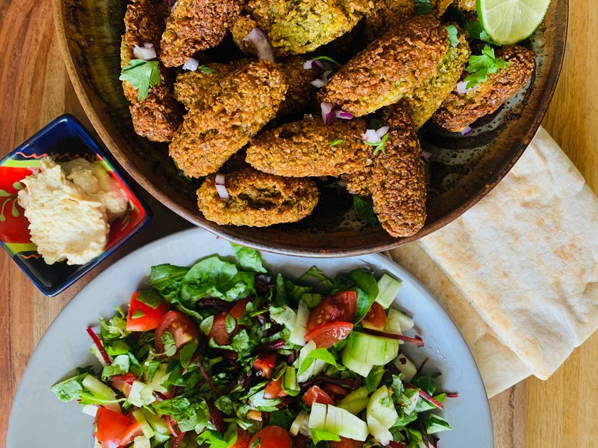 vegane Falafel aus dem Airfryer