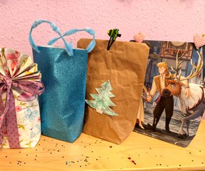 Tüten aus Geschenkpapier basteln: So sparst du mit Papierresten Geld