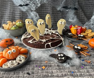 Mit Marshmallow-Trick & Zuckeraugen zur perfekten Geistertorte