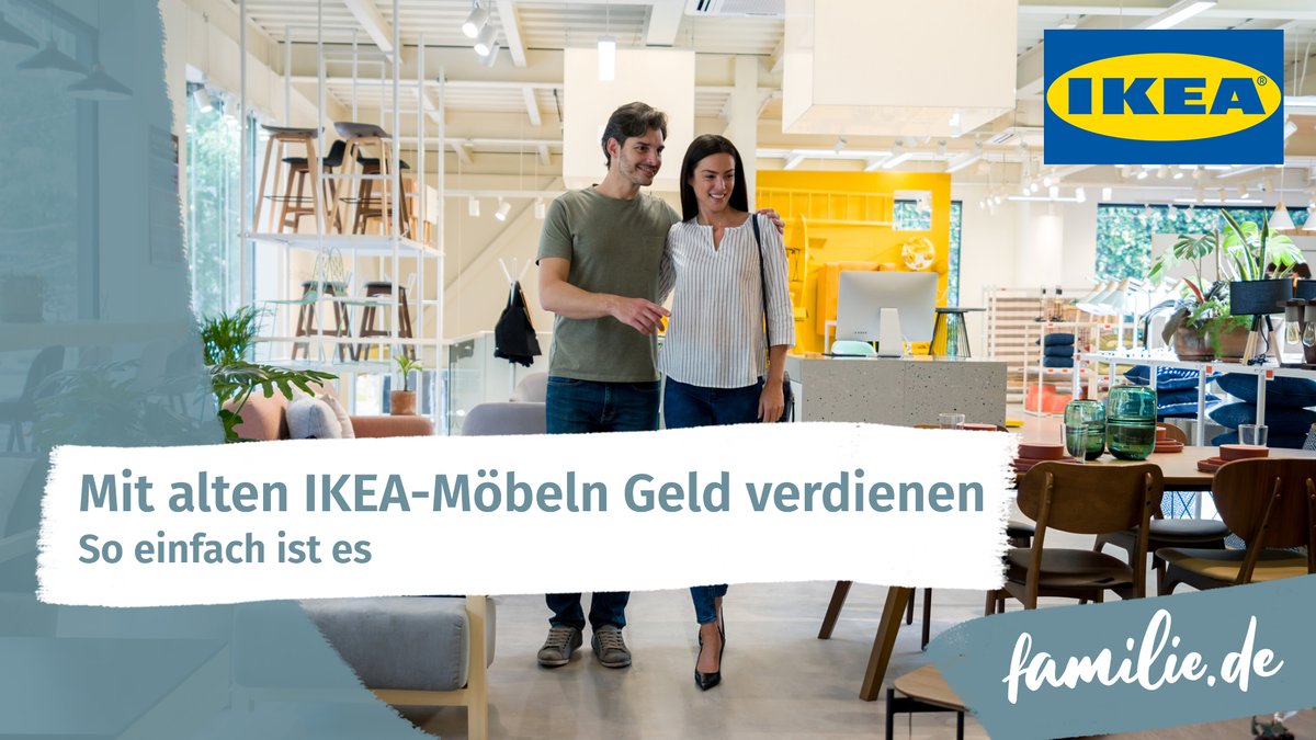 Mit alten IKEA-Möbeln Geld verdienen: So einfach ist es Mit alten IKEA-Möbeln Geld verdienen: So einfach ist es