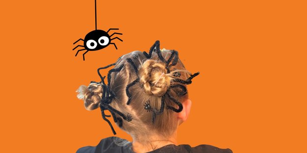 Süß statt schaurig: Diese Kinder-Halloween-Frisur gelingt dir in 5 Minuten