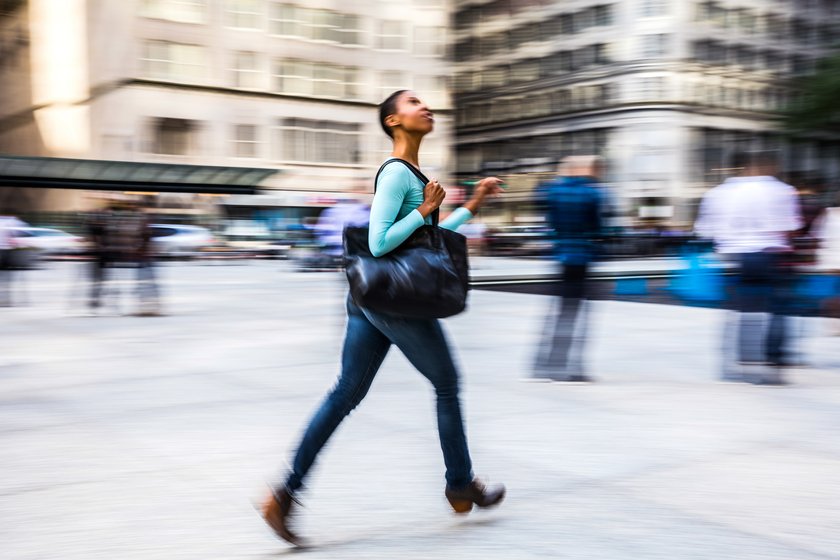 Schnell gehen Persönlichkeit